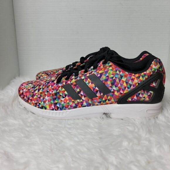 Adidas Torsion ZX Flux MultiColor Prism Men's Size 10.5 Running Sneakers M19845 - Picture 3 of 10
